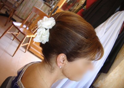 chignon de mariée